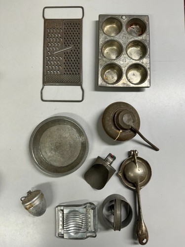 Large lot antique metal - of,